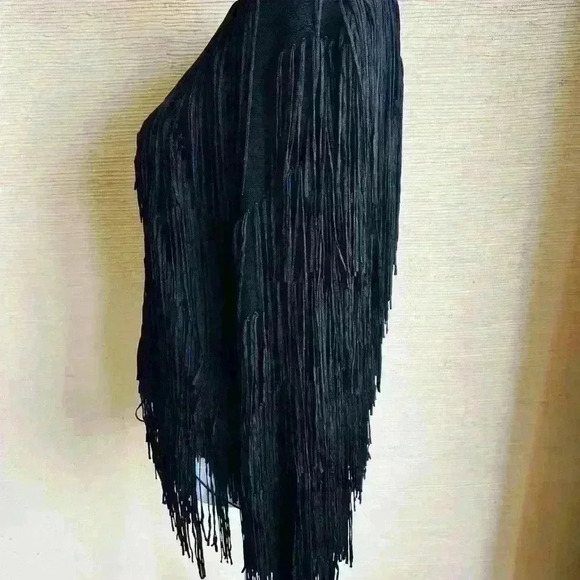 Ella Moss Cashmere Blend Fringe Pullover Sweater - Picture 4 of 11